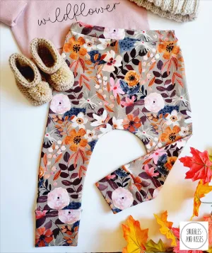Leggings-Autumn Floral Print-New!