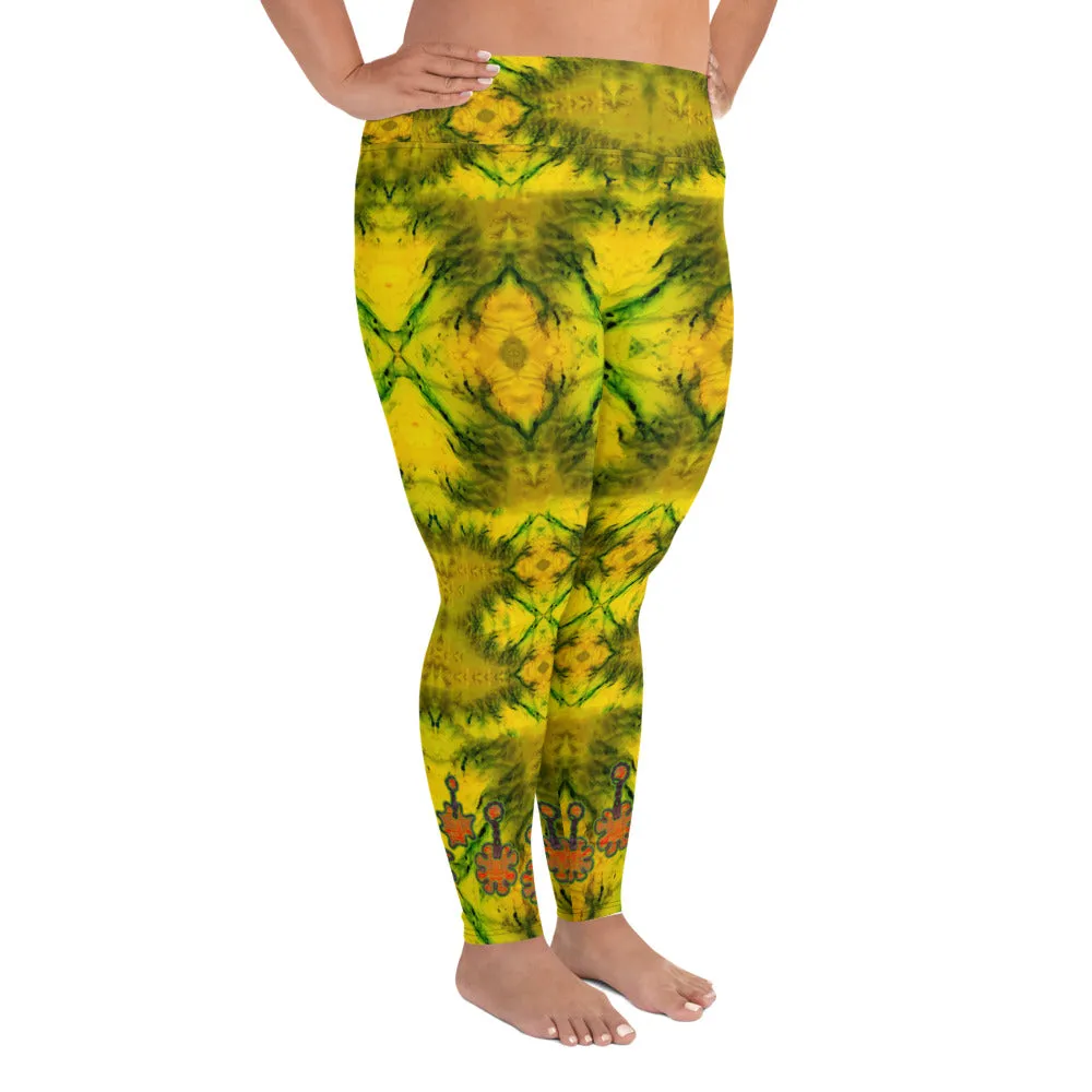 Leggings (Plus Size)(Grail Night Flower) RJSTH@Fabric#1 RJSTHs2020 RJS