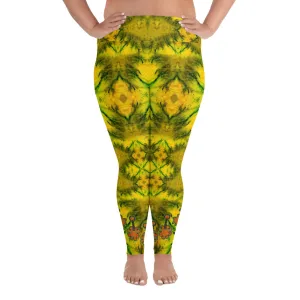Leggings (Plus Size)(Grail Night Flower) RJSTH@Fabric#1 RJSTHs2020 RJS