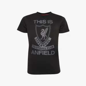 LFC Junior This Is Anfield Black Tee