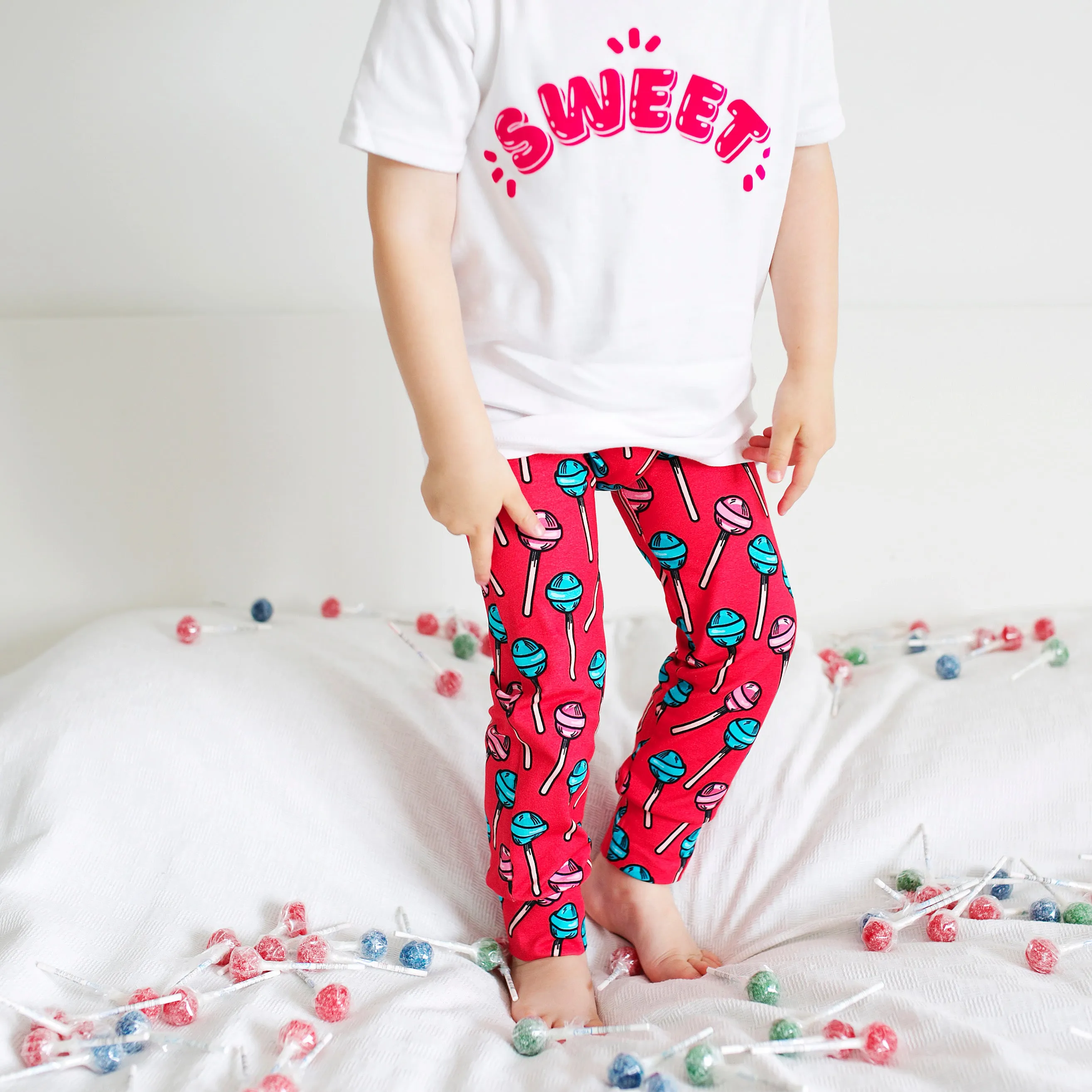 Lollipop print Leggings