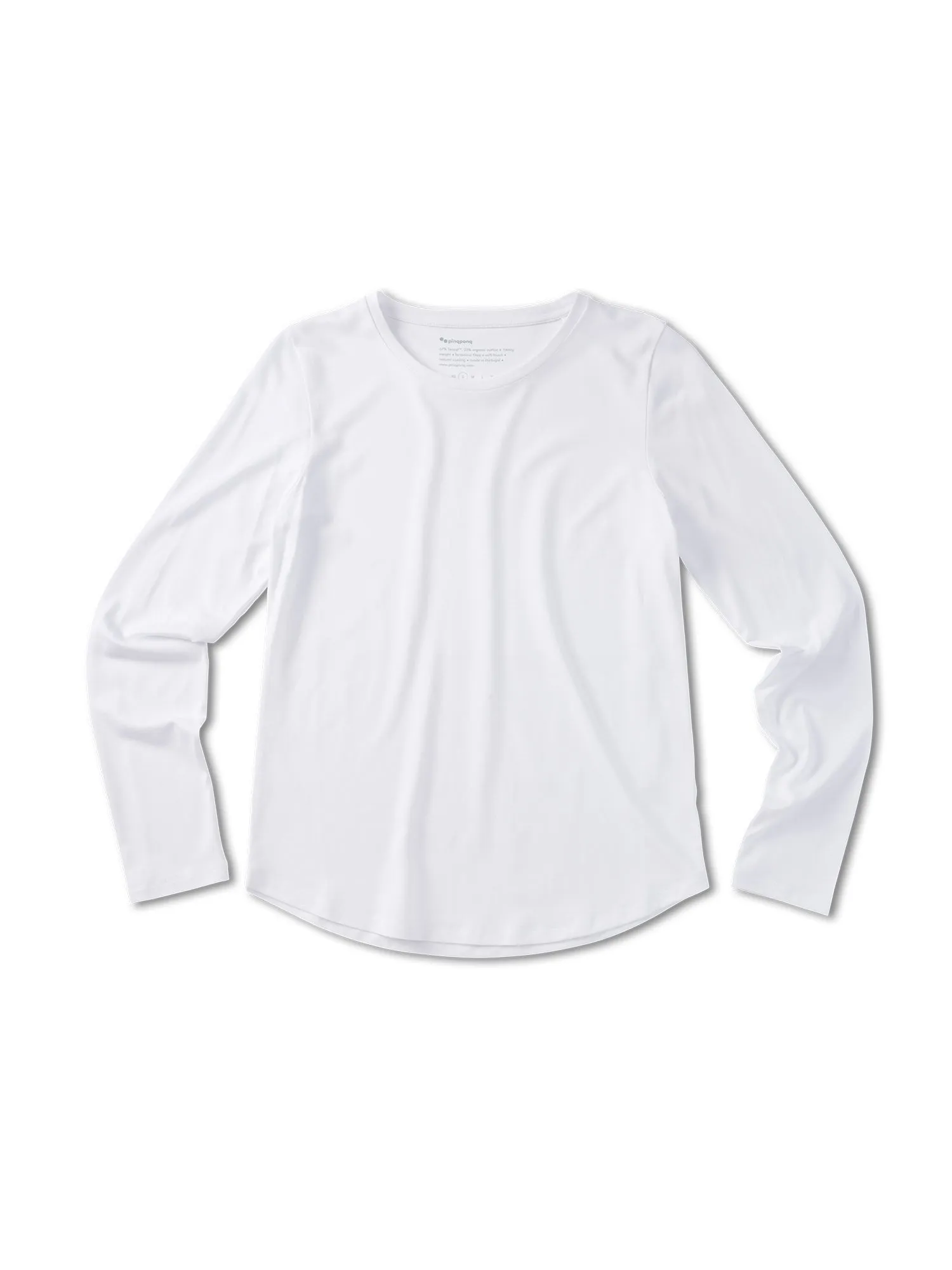 Longsleeve TENCEL™ - Wooden White (Female)