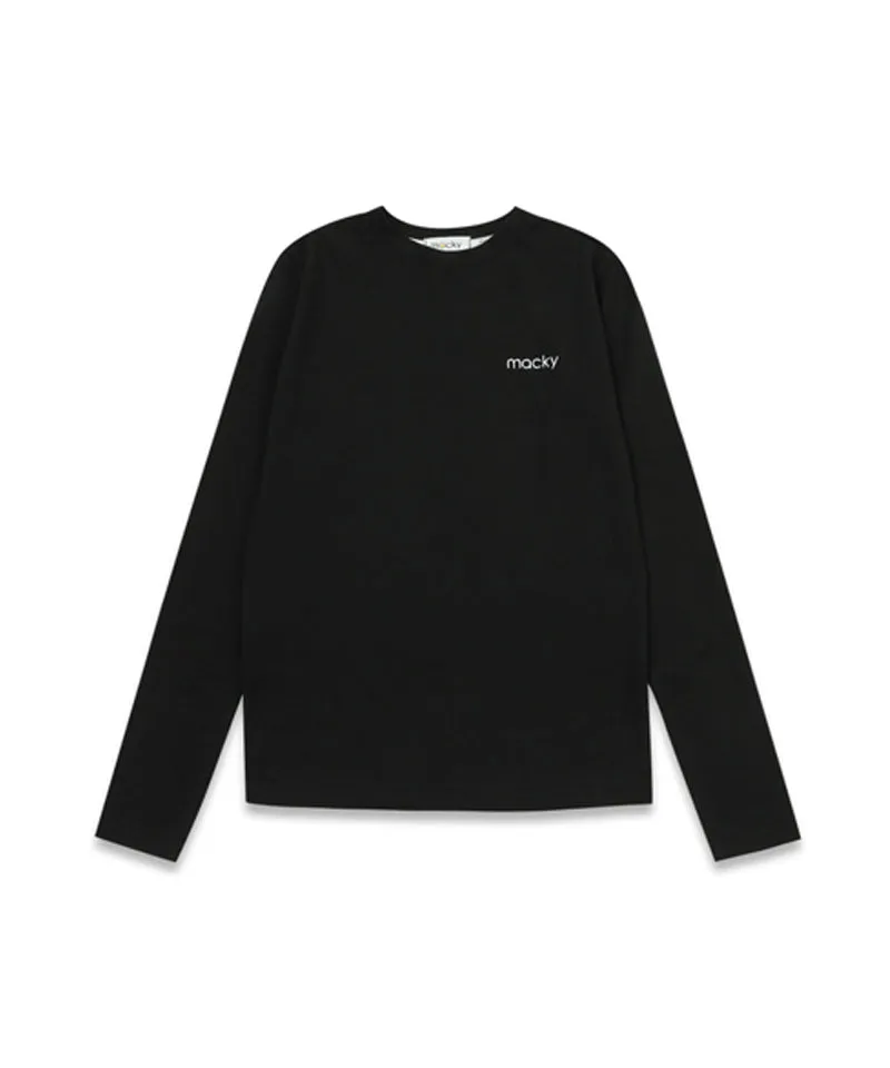 MACKY Golf: Basic Spring Inner T-Shirt - Black