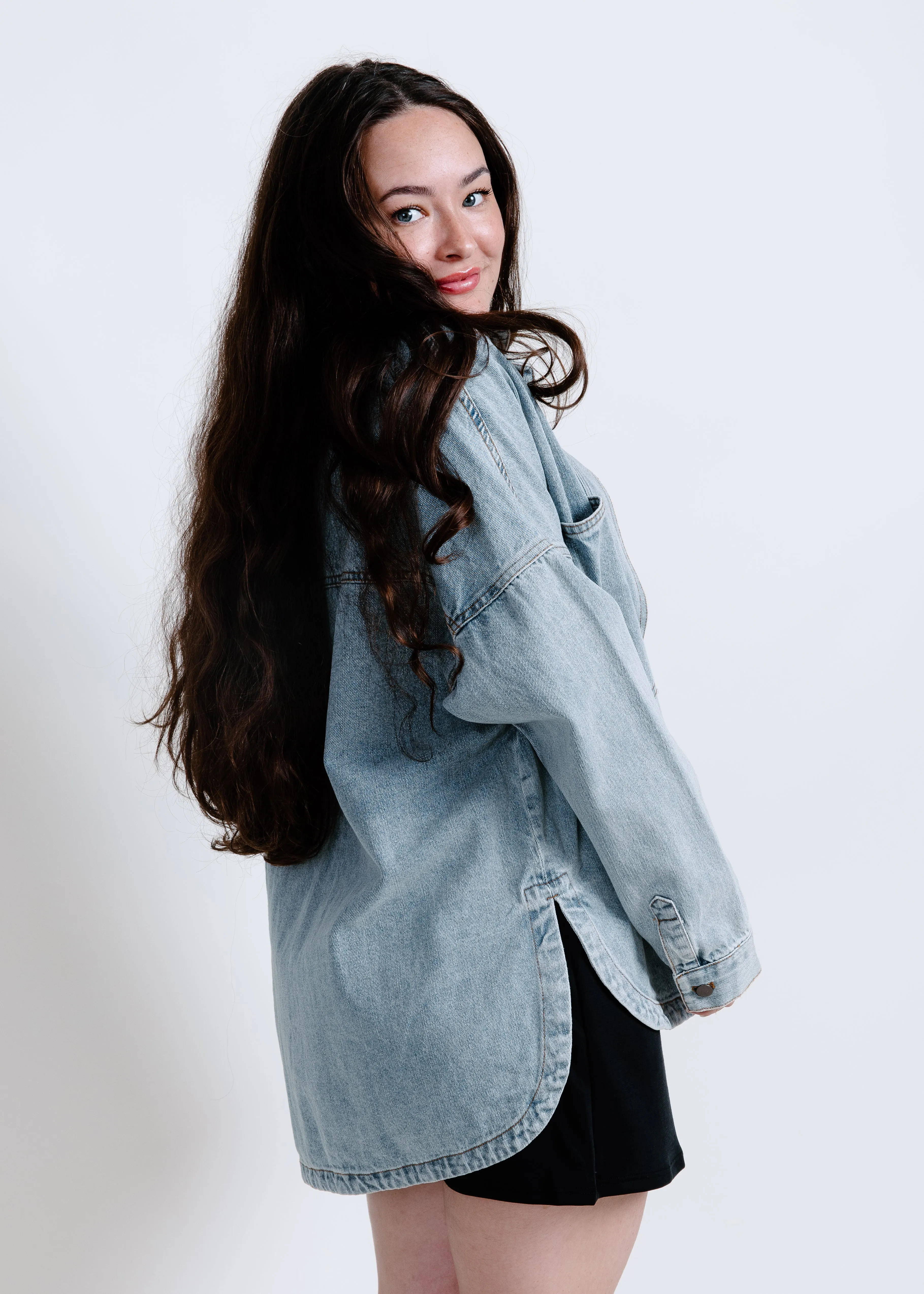 Maddie Denim Shacket