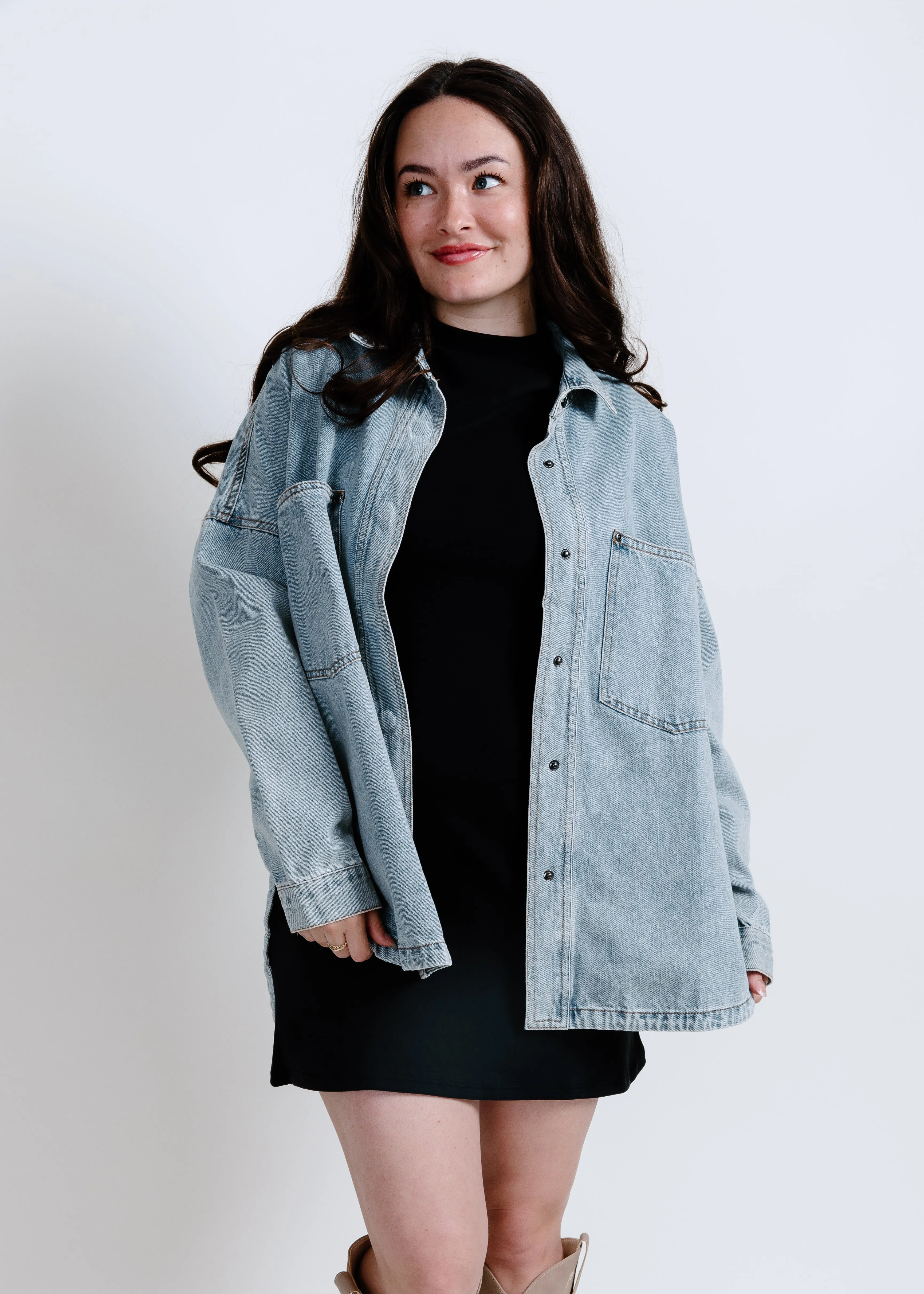 Maddie Denim Shacket