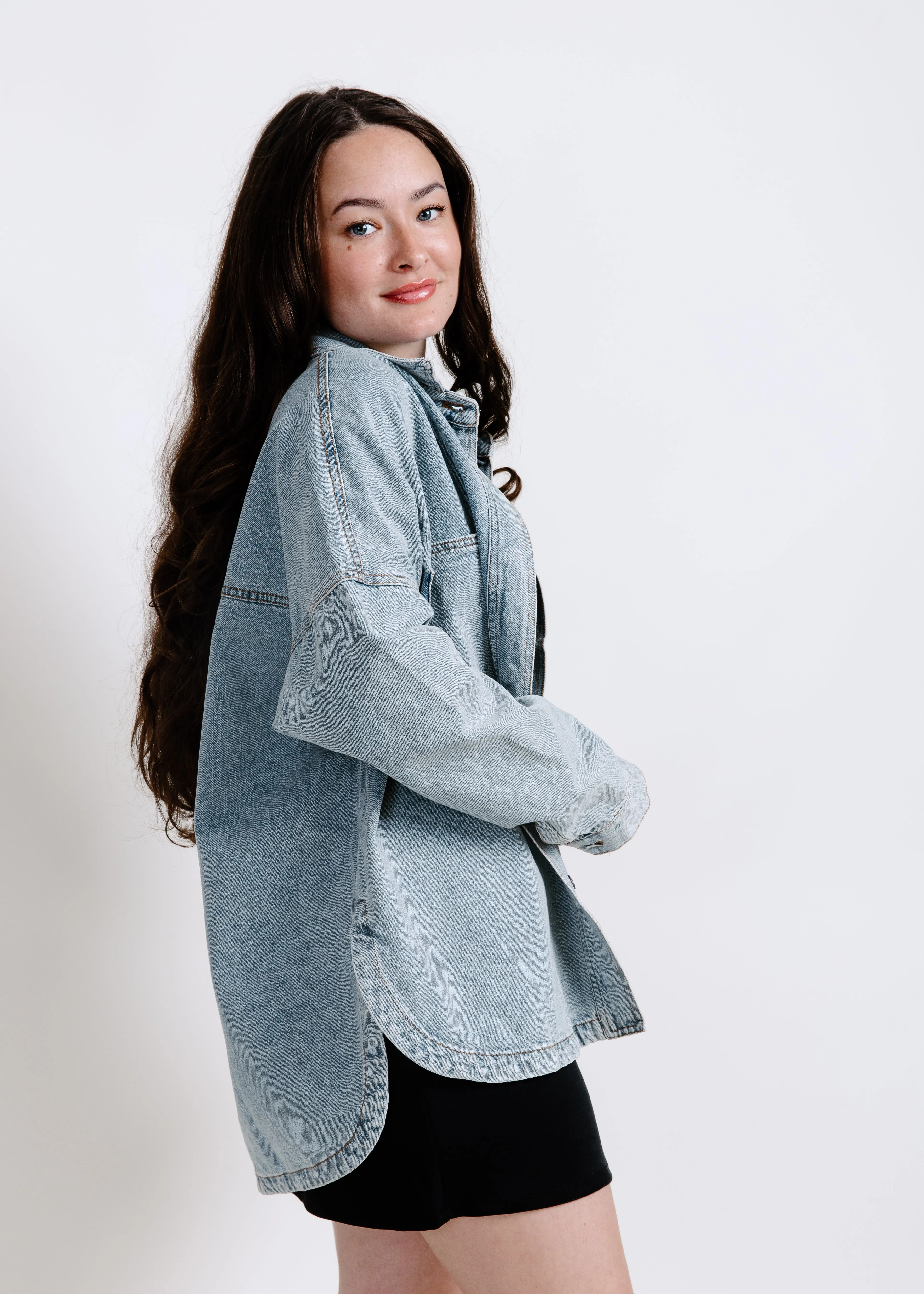 Maddie Denim Shacket