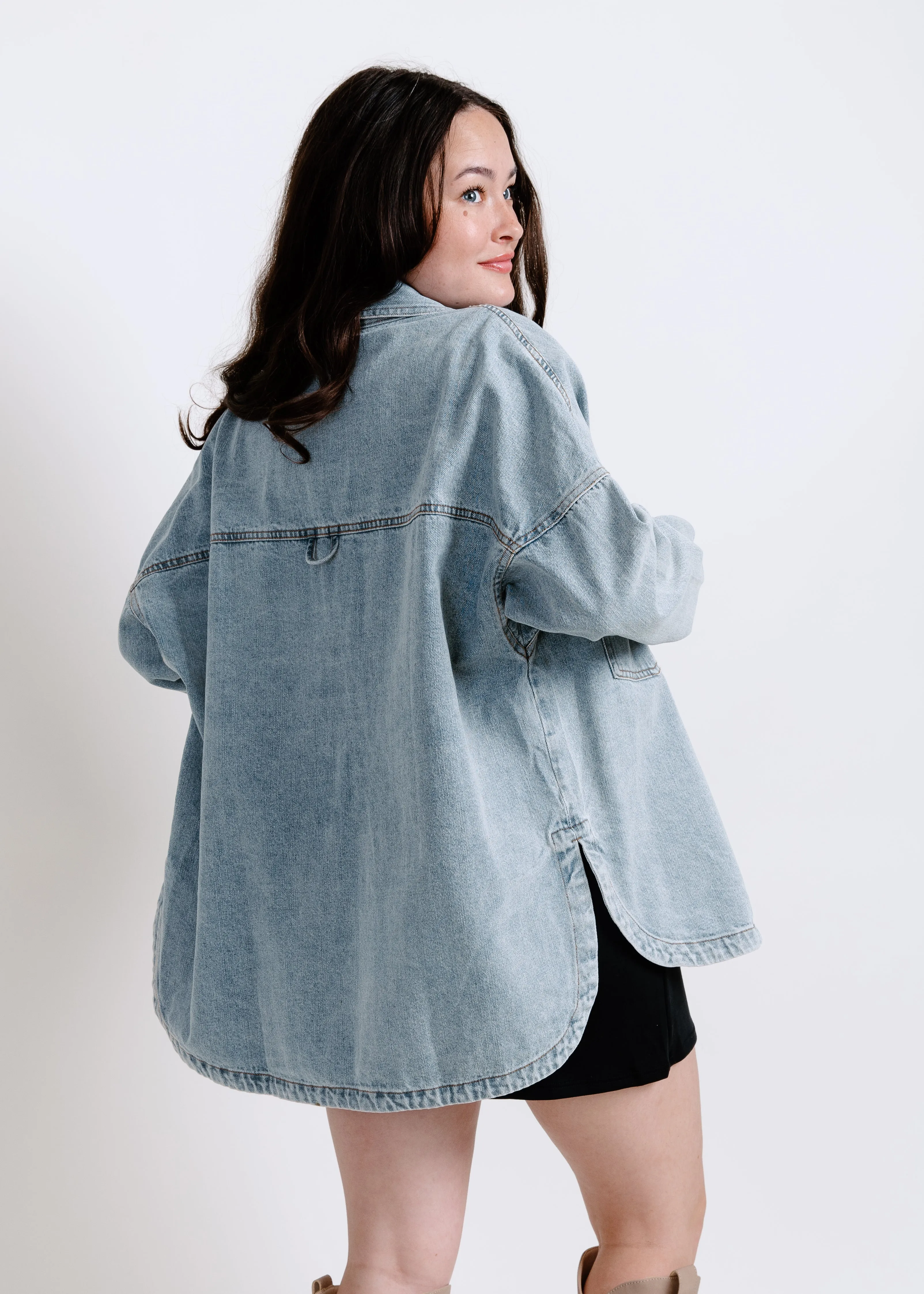 Maddie Denim Shacket