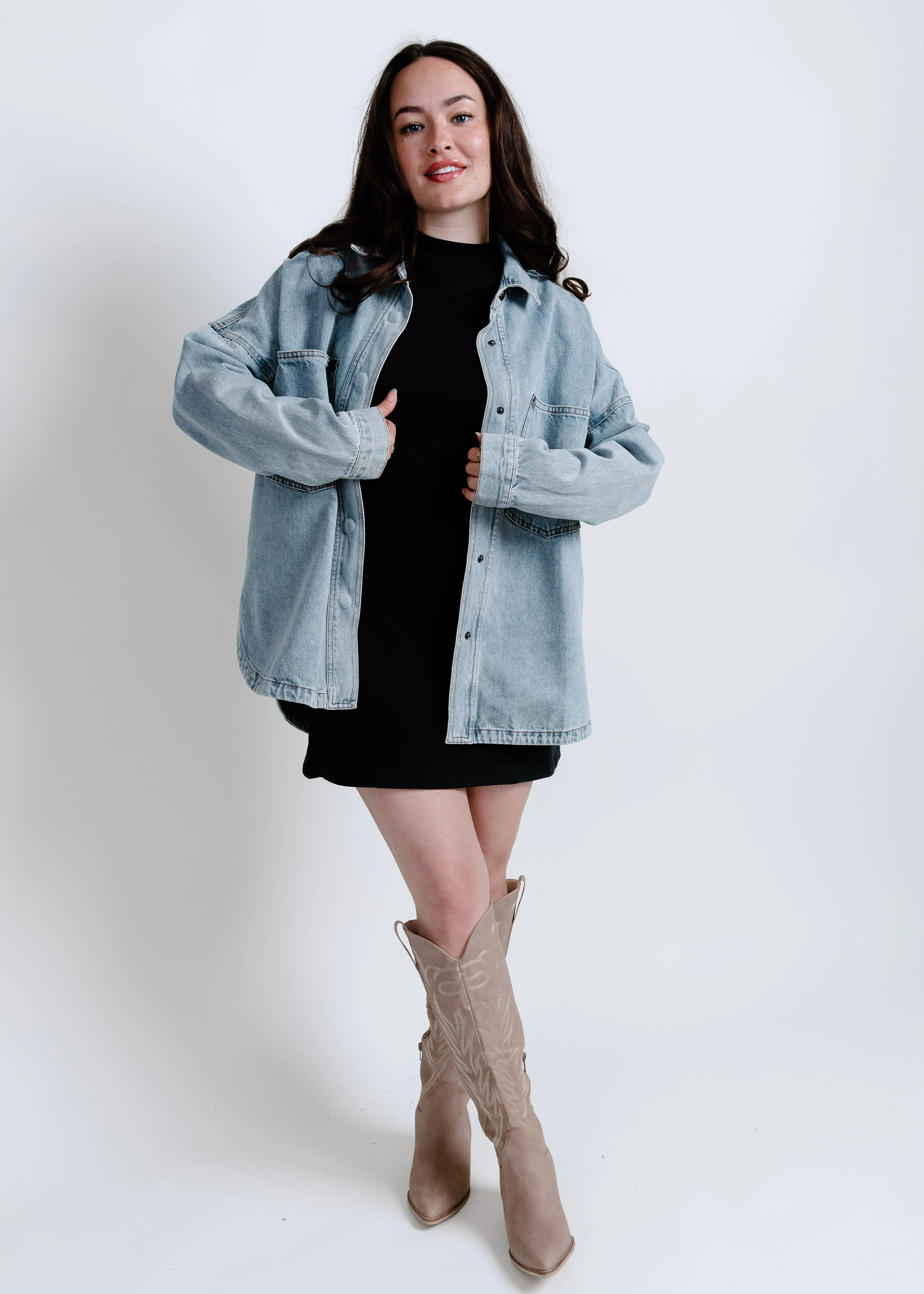 Maddie Denim Shacket