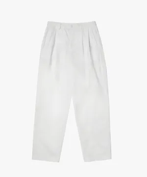 MCC Two Tuck Tapered Pants - White