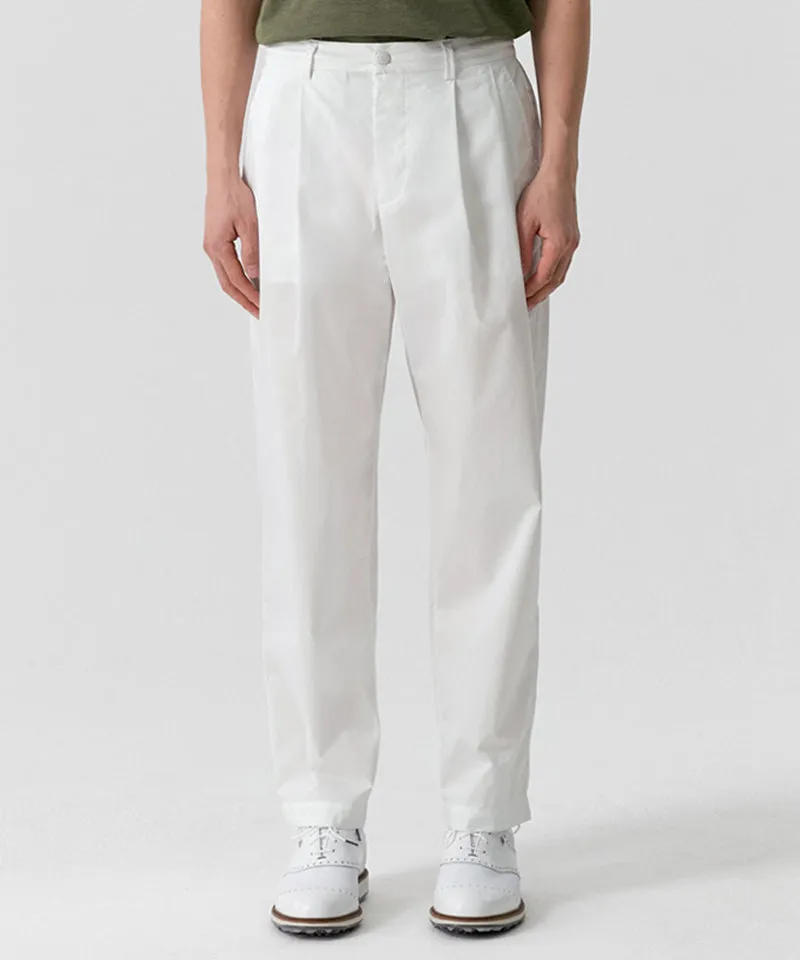 MCC Two Tuck Tapered Pants - White