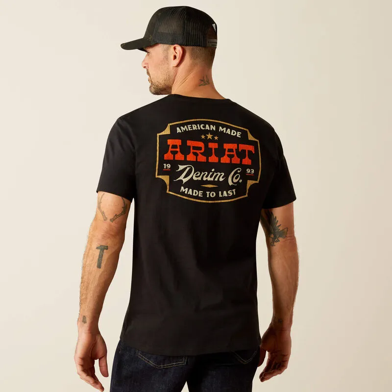 Men's Ariat Denim Badge T-Shirt