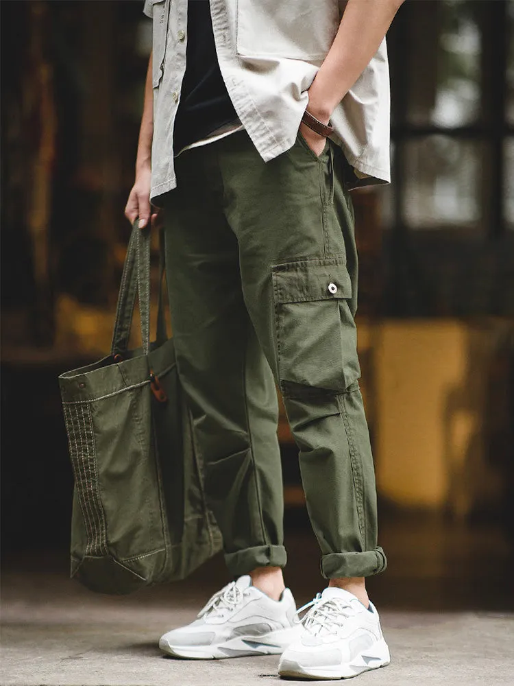 Men's Cargo Pants with Unique Asymmetrical Pockets