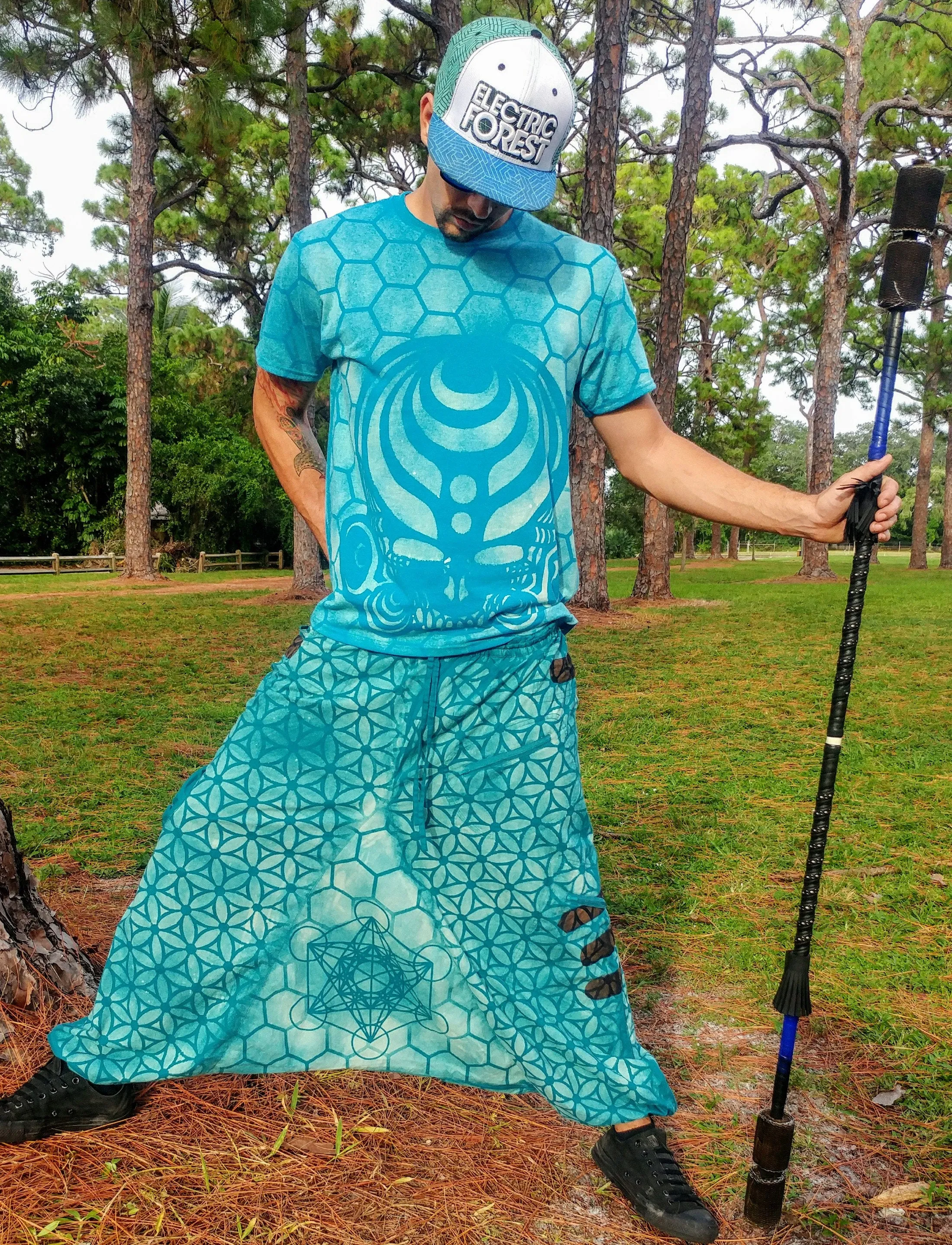 Metatron's Cube Harem Pants