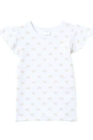 Milky | Rainbow Frill Tee | Sizes 2-7