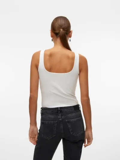 Million Bright White Basic Cami Top