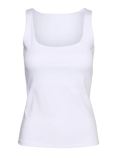 Million Bright White Basic Cami Top