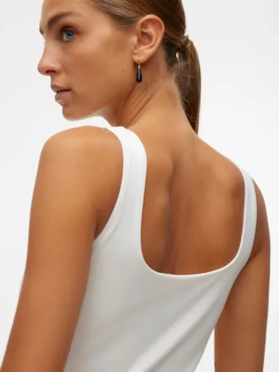 Million Bright White Basic Cami Top