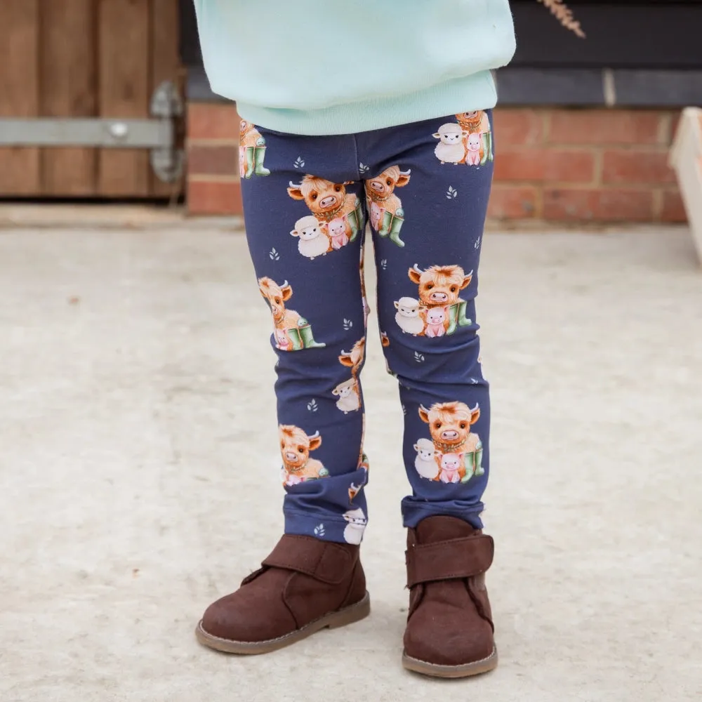Mini Farm Animals Leggings | Cotswold Baby Co