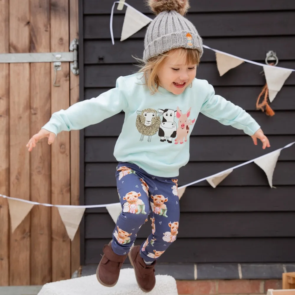 Mini Farm Animals Leggings | Cotswold Baby Co