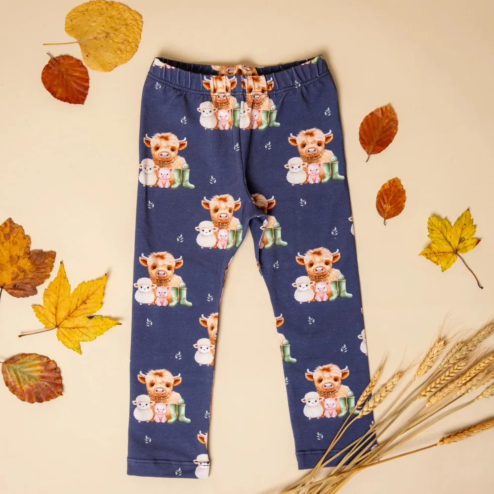 Mini Farm Animals Leggings | Cotswold Baby Co