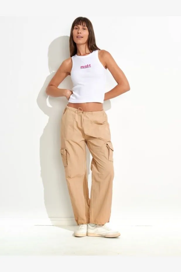 MISFIT MAMMOTH CARGO PANT - STONE