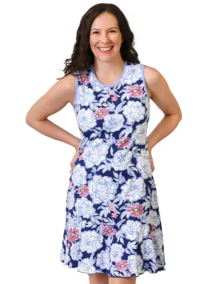MJ Flounce Dress Peony