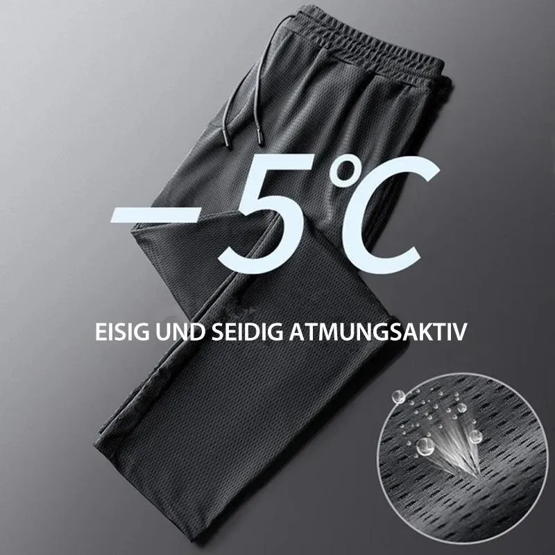 Männer Eisseide Fitness Elastische Hose