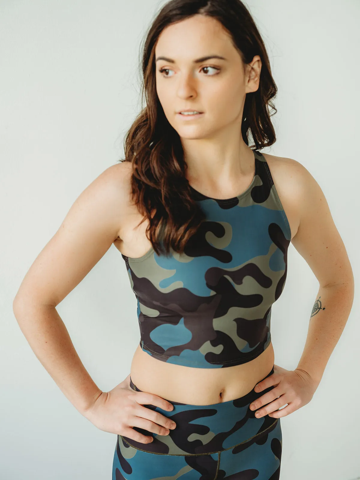 Moss Camo Crop Top *FINAL SALE*