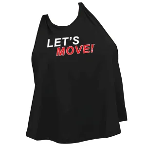 MOSSA Women's LET'S MOVE! STKWRO Mippo Racerback Cropped Tank