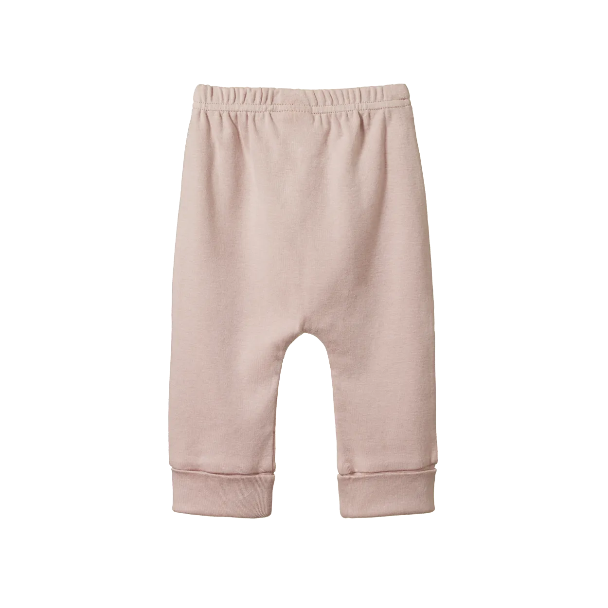 NATURE BABY DRAWSTRING PANTS ROSE BUD