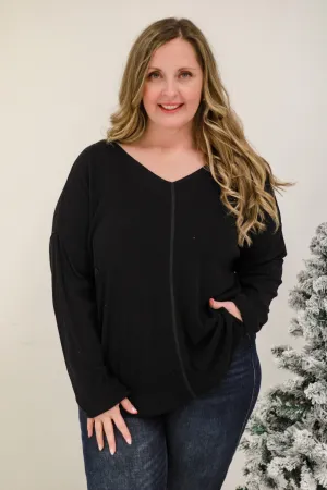 Never Felt This Good Top In Black