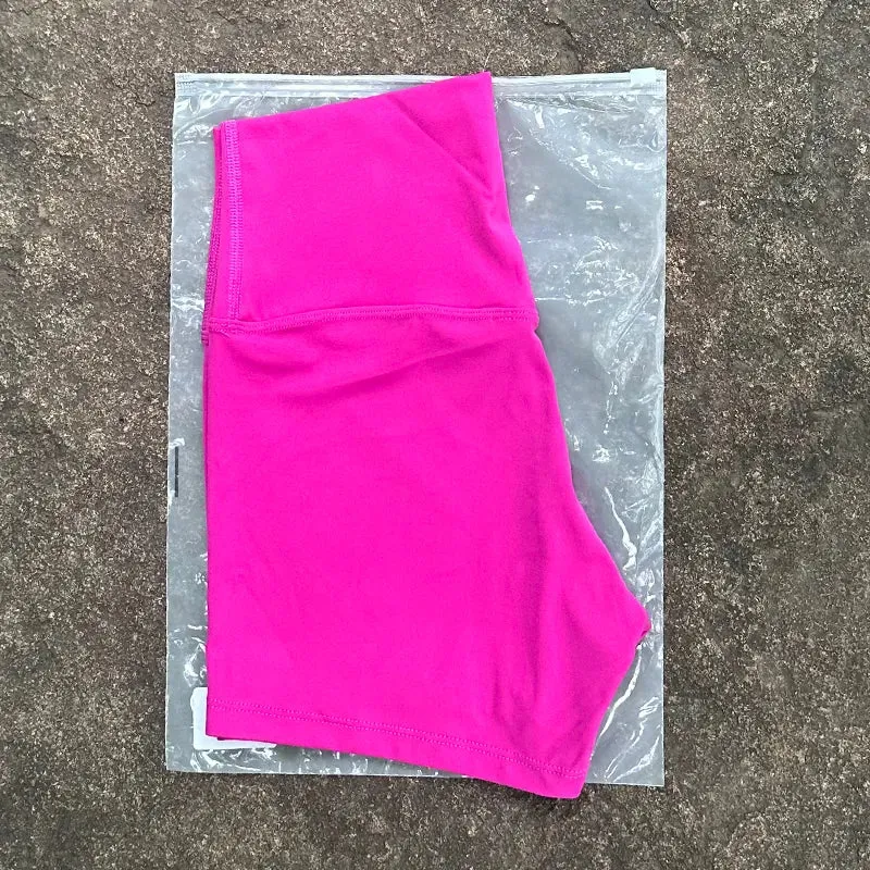 New Women-Lulu Shorts Tights Running Luluwomen Short Gym Woman Yoga Wear Seamless Push Up Fitness Leggings Sports Lulemon Dupes