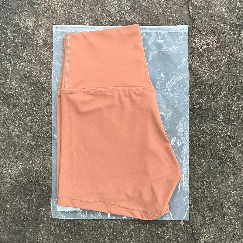 New Women-Lulu Shorts Tights Running Luluwomen Short Gym Woman Yoga Wear Seamless Push Up Fitness Leggings Sports Lulemon Dupes