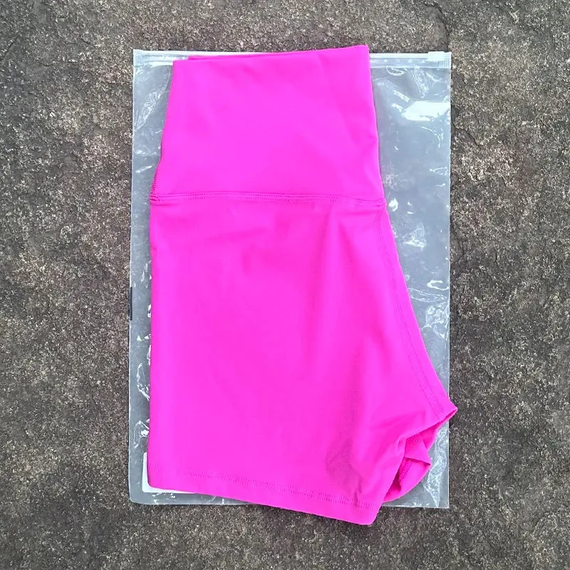 New Women-Lulu Shorts Tights Running Luluwomen Short Gym Woman Yoga Wear Seamless Push Up Fitness Leggings Sports Lulemon Dupes