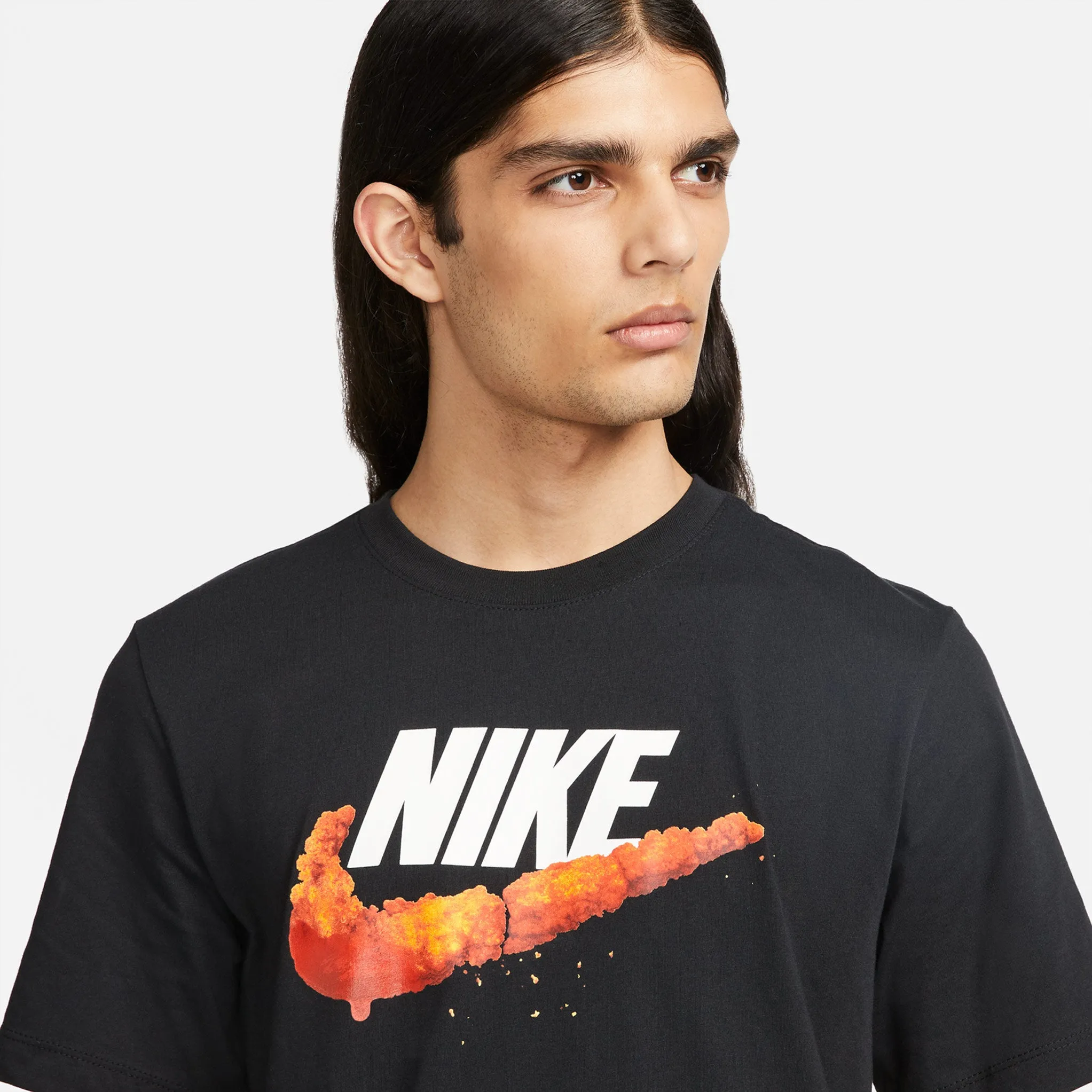Nike Deep Fried Logo Tee DM2279-010 Black