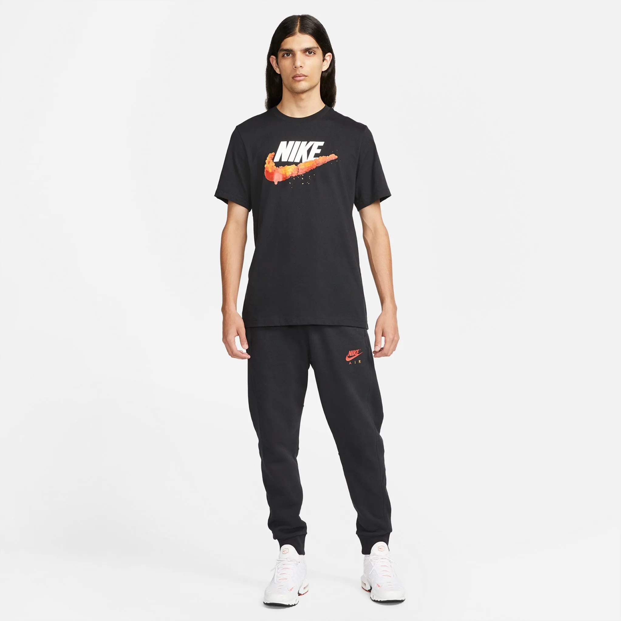 Nike Deep Fried Logo Tee DM2279-010 Black