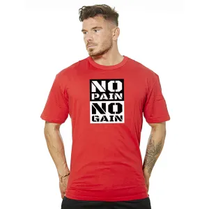 No Pain No Gain Tee - Red