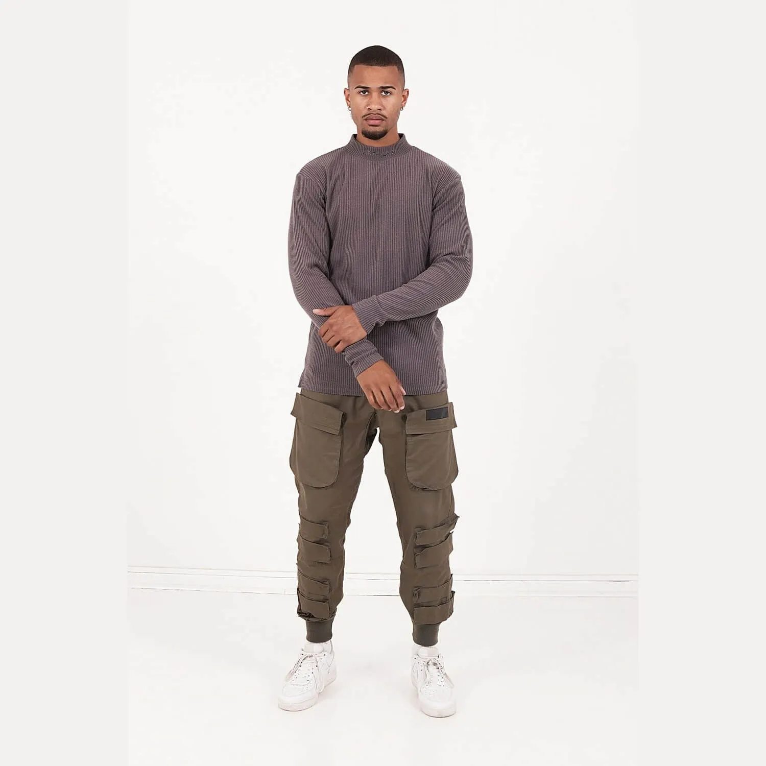 Nohavice Sixth June Cargo Pants Kaki