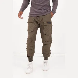 Nohavice Sixth June Cargo Pants Kaki