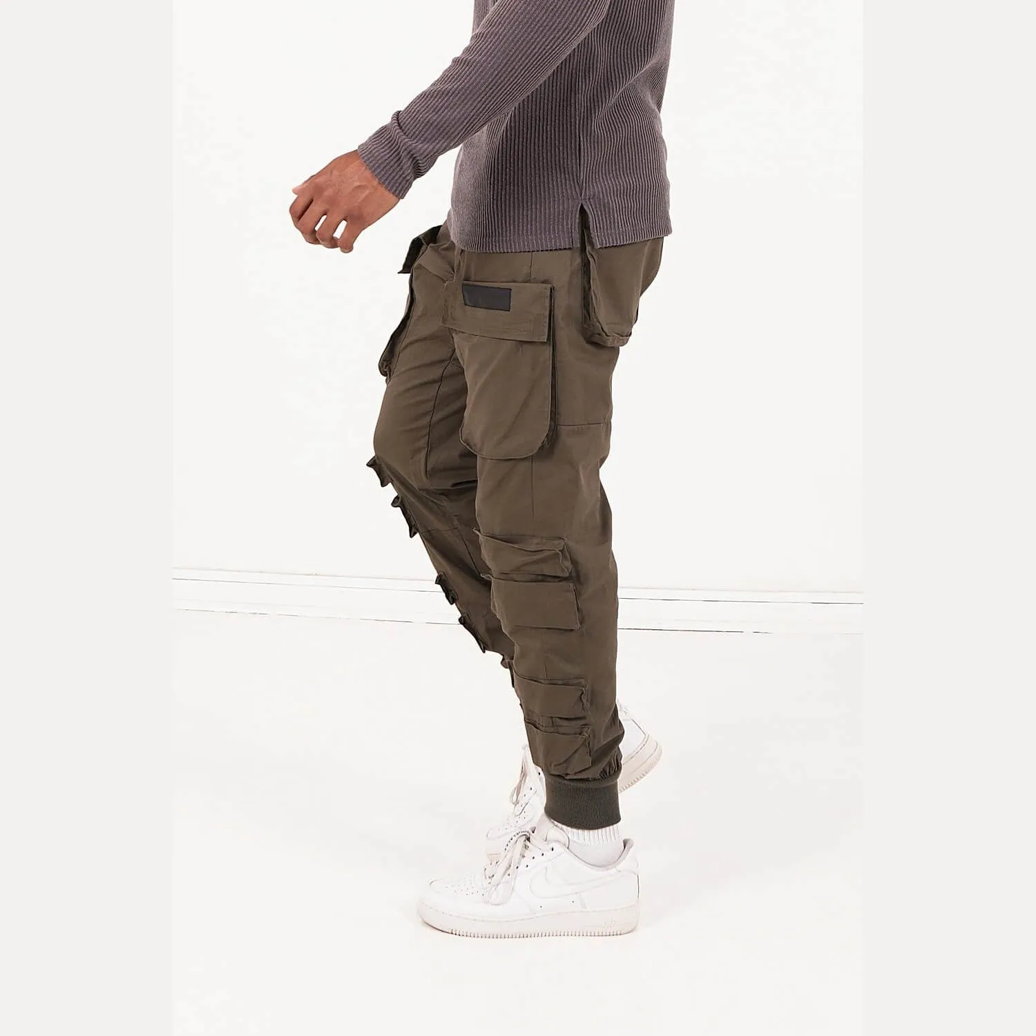 Nohavice Sixth June Cargo Pants Kaki