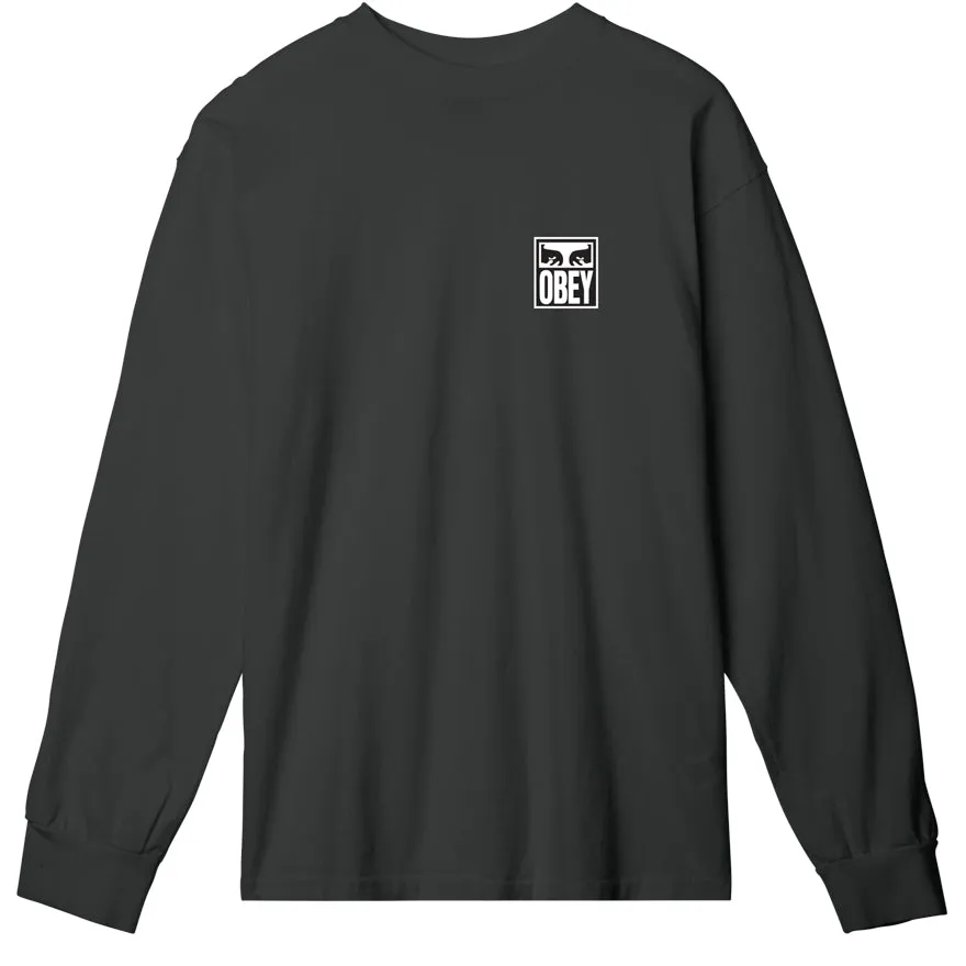 Obey eyes icon 2 Longsleeve Jet black