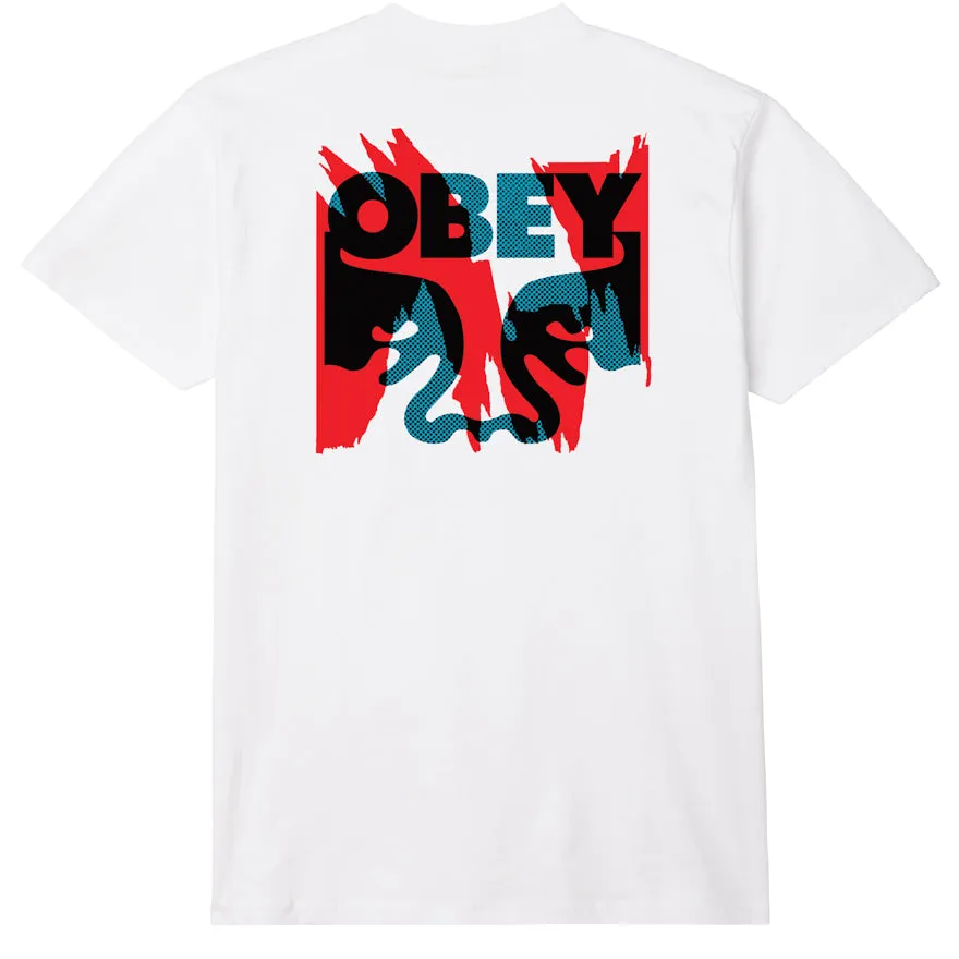 Obey torn posters icon