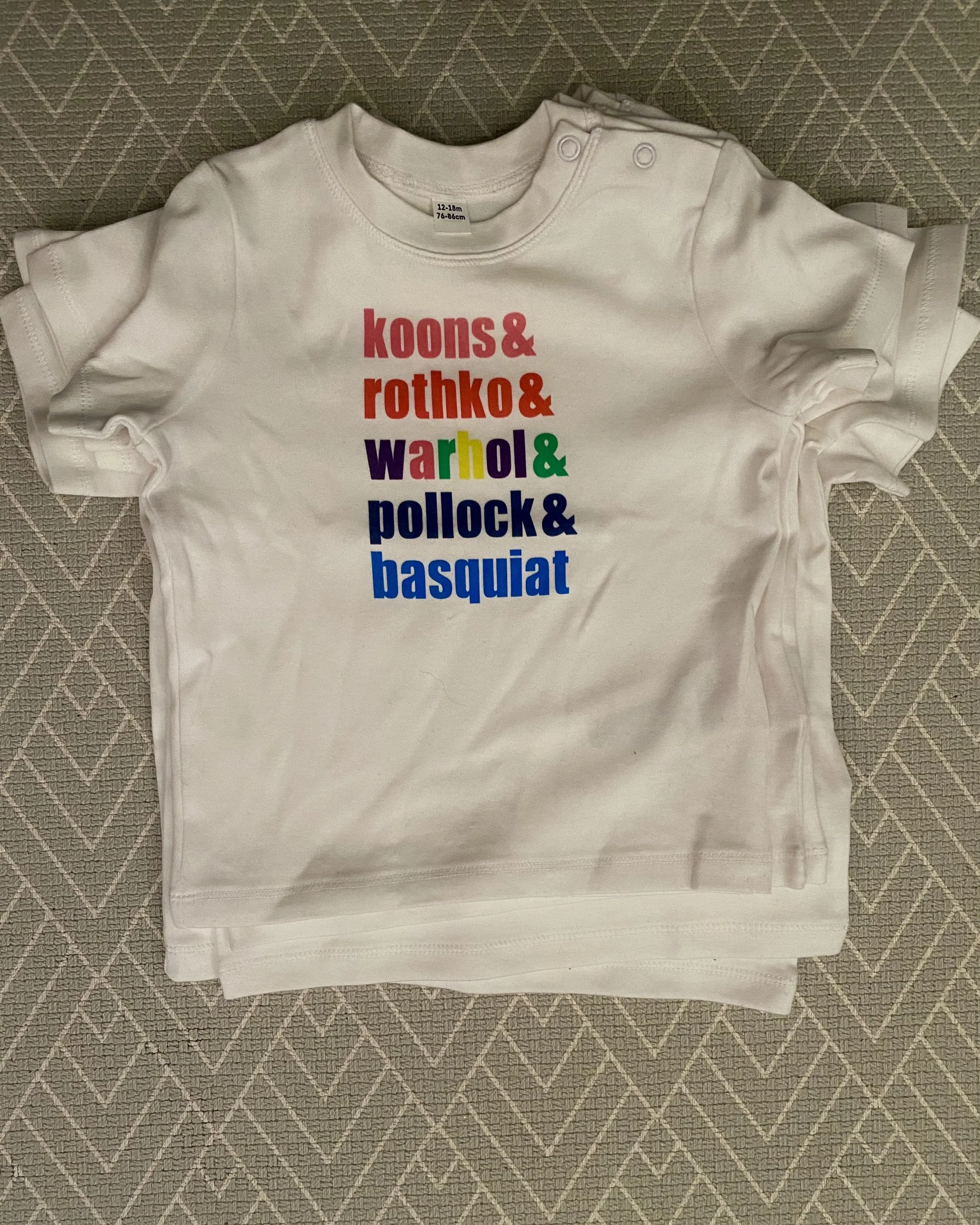 OOPSIES - MALE ARTIST MATES - Short Sleeve Baby T Shirt
