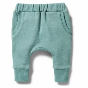 Organic French Terry Slouch Pant - Arctic