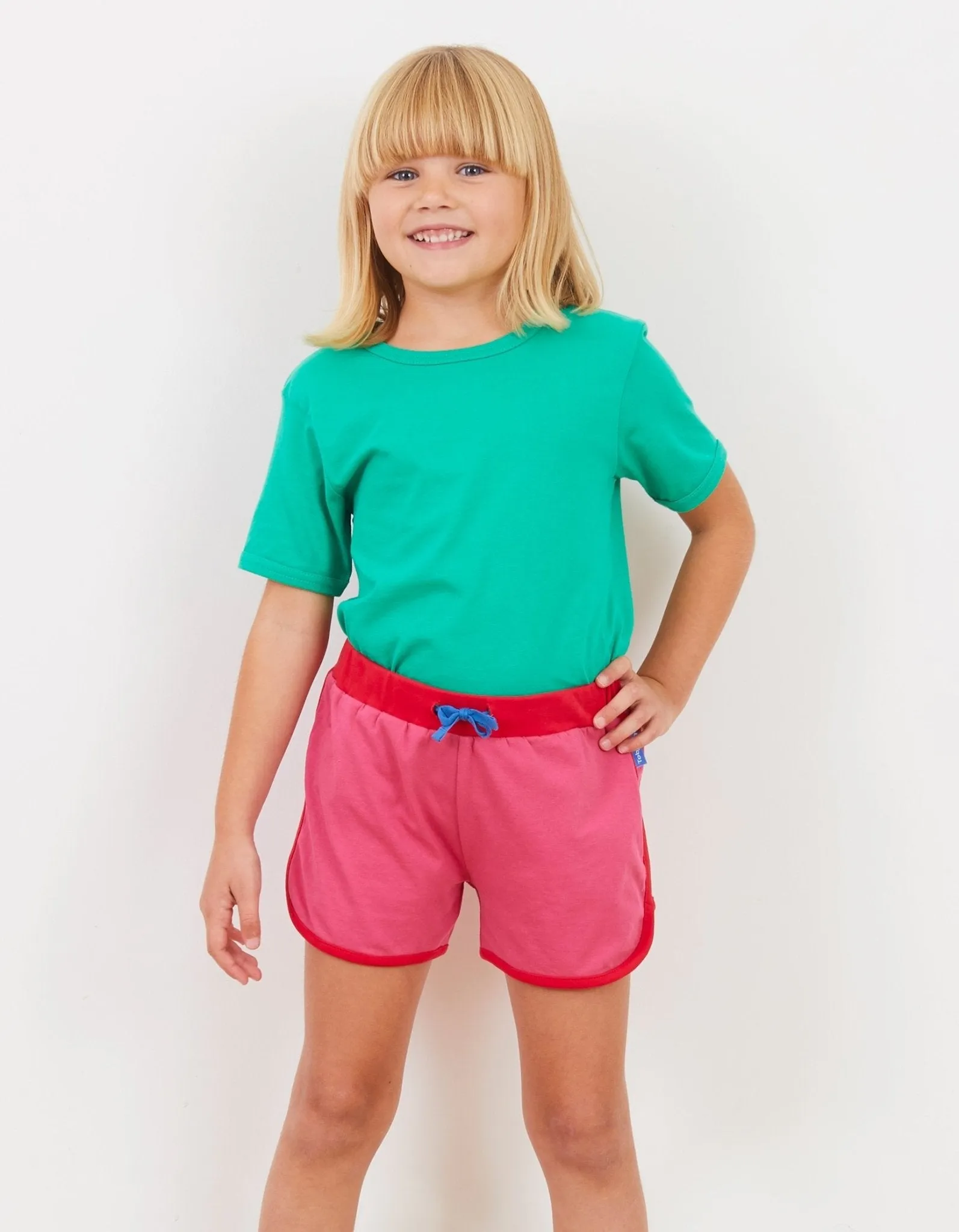Organic Green Basic Short-Sleeved T-Shirt