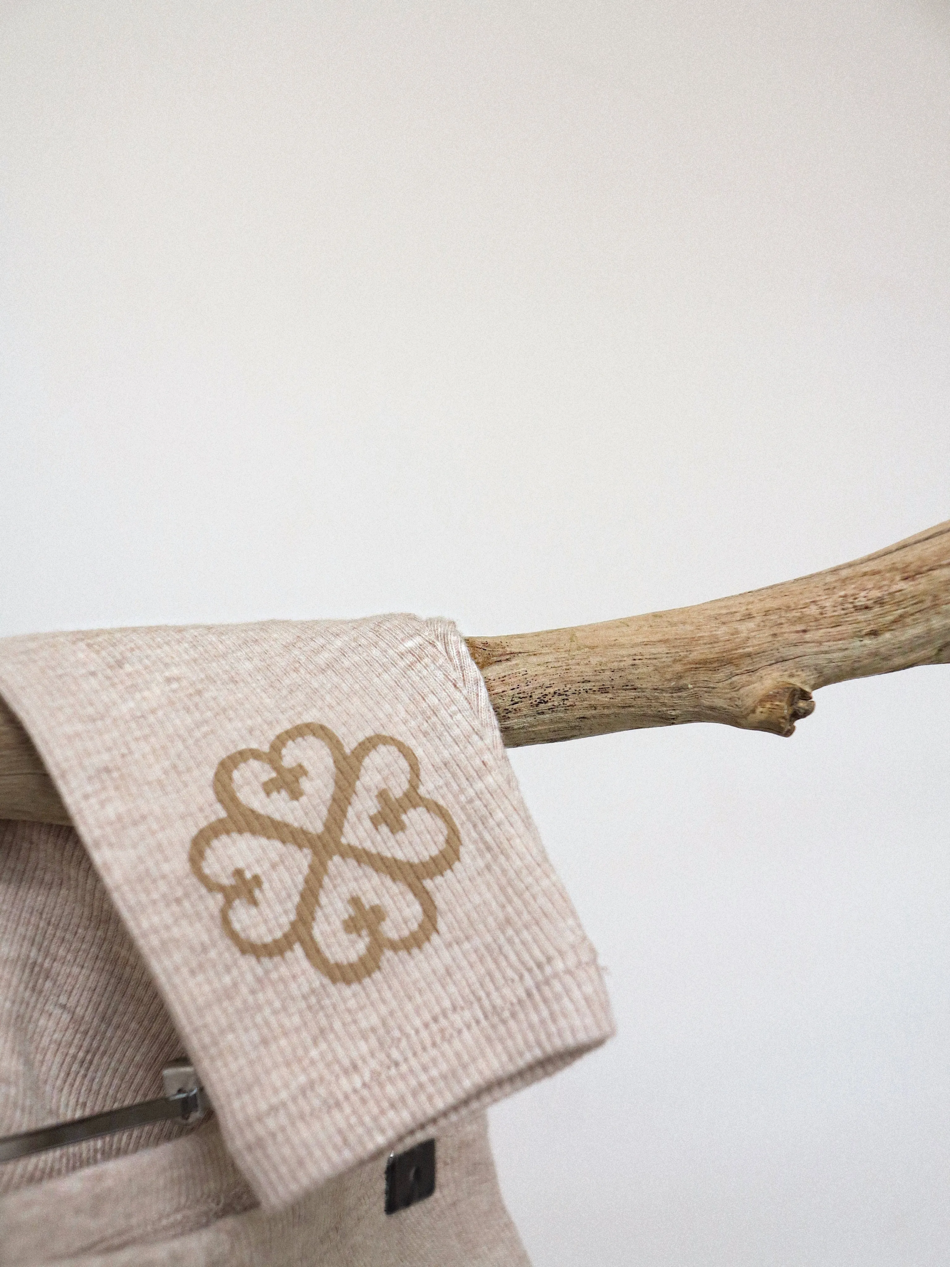Organic Rib Leggings<br> Mushroom