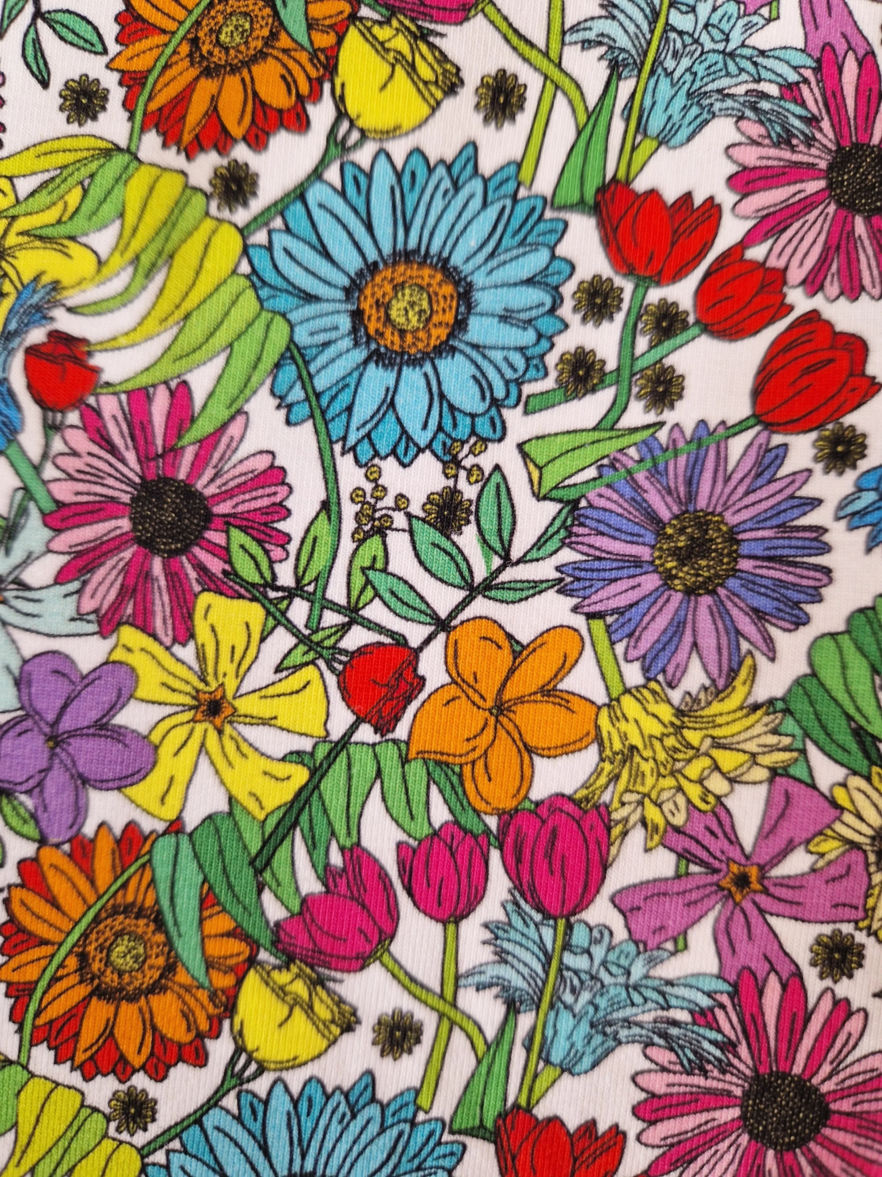 Organic Tiny Flower Leggings