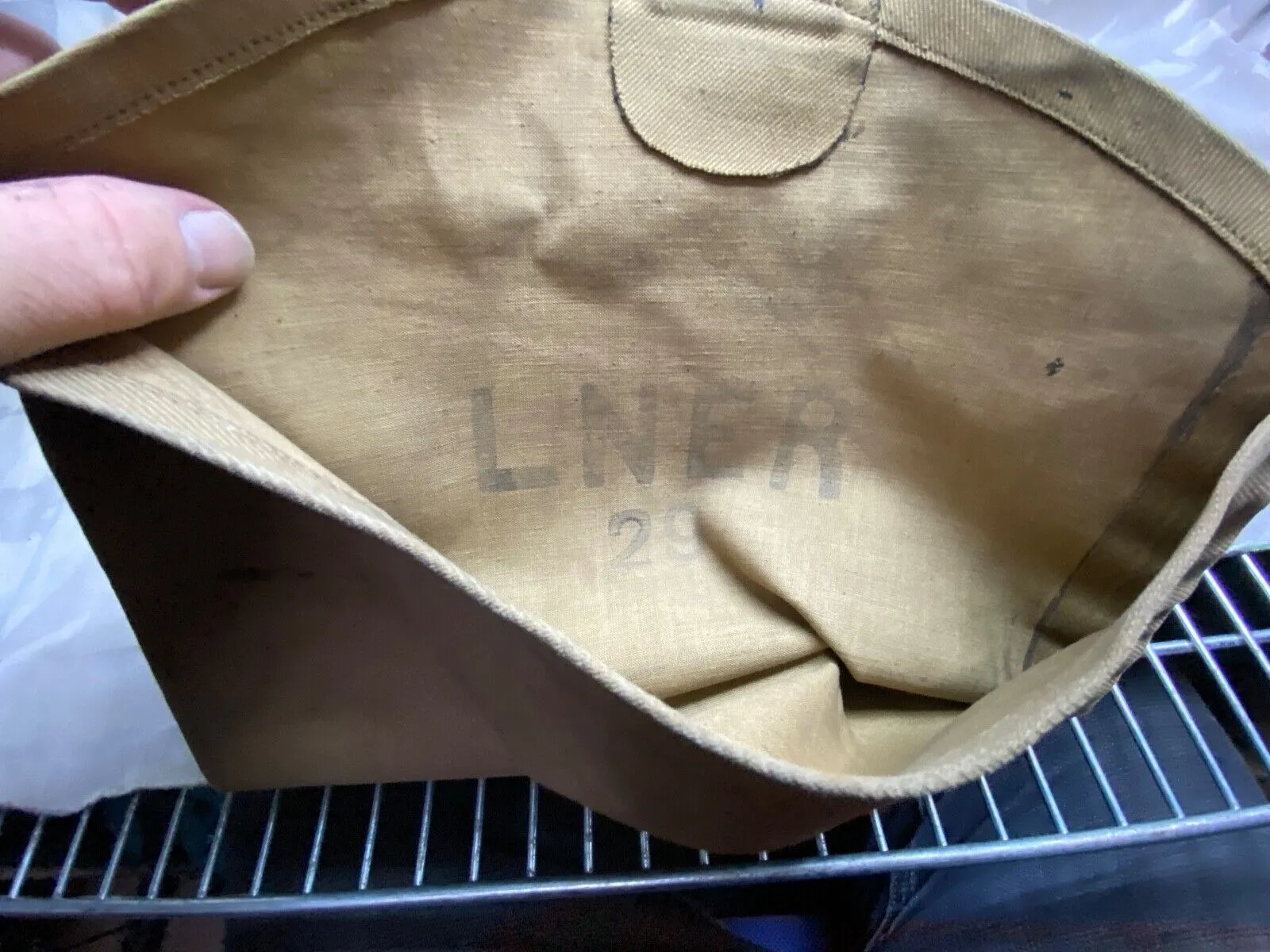 Original WW2 British Army / Railway LNER Marked Waterproof Leggings