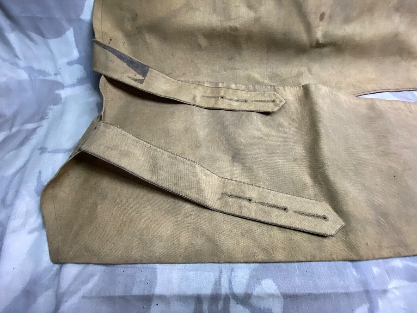 Original WW2 British Army / Railway LNER Marked Waterproof Leggings