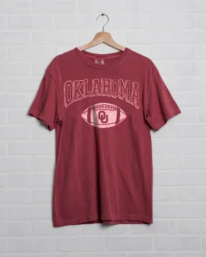 OU Sooners Wonka Football Crimson Comfort Colors Tee